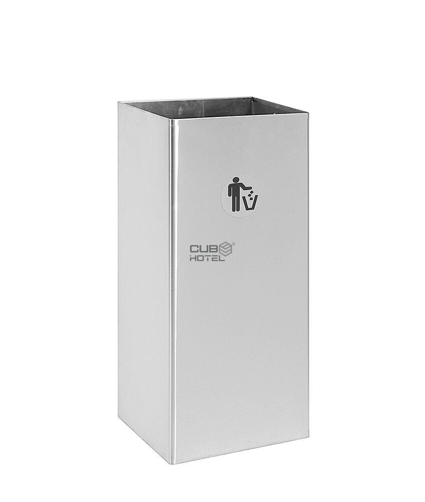 Papeleira Mural Aço Inox 40L